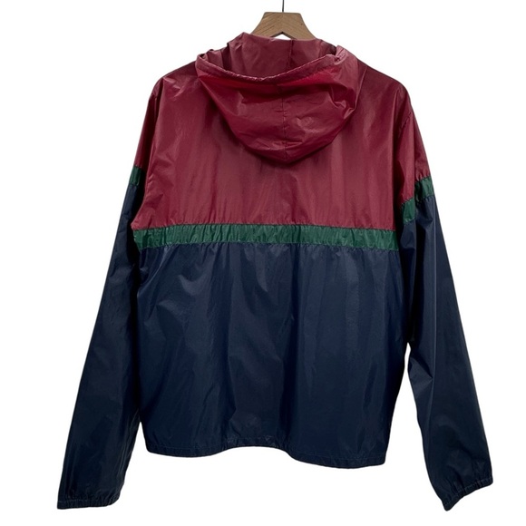 Vintage 90s Jacket Izod Lacoste Windbreaker Lightweight Hooded Full Zip | Medium - Picture 7 of 9